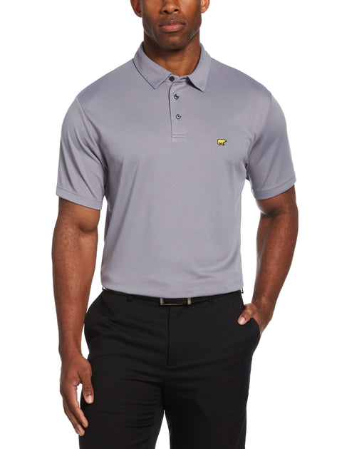 Jack Nicklaus Men's Solid Textured Golf Polo | Golf Apparel Shop