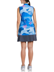 Abstract Gradient Print Golf Dress (Blue Sea Star) 