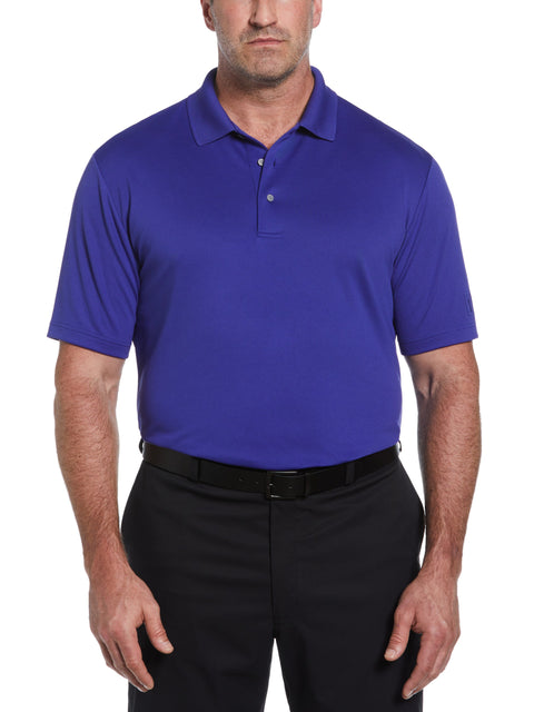 Big & Tall Airflux Mesh Golf Polo (Clematis Blue) 