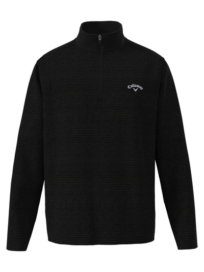 Big & Tall Ottoman Quarter Zip (Caviar) 