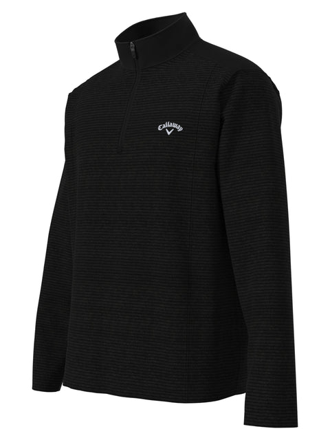 Big & Tall Ottoman Quarter Zip (Caviar) 