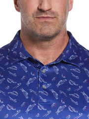 Big & Tall Solarized Golf Print Golf Polo