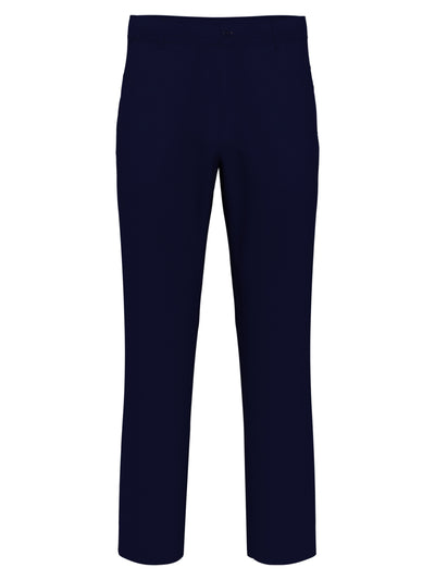 Flat Front Solid Golf Pant (Black Iris) 