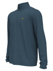 1/4 Zip Fleece Golf Pullover (Indian Teal) 