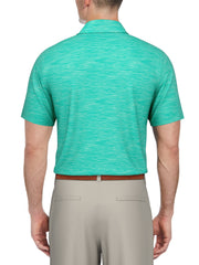 Men's AirFlux™ Jaspe Cotton Golf Polo (Scuba Bl Htr) 