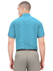 Airflux Jaspe Cotton Golf Polo (Cyan Blue Htr) 