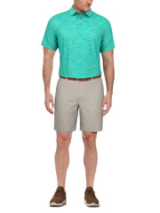 Men's AirFlux™ Jaspe Cotton Golf Polo (Scuba Bl Htr) 