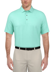 Airflux Solid Mesh Golf Polo (Island Paradise) 