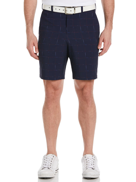 Americana Space Dye Print 9" Golf Short (Peacoat) 