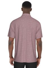 Chest Stripe Golf Polo (Berry Conserve Htr) 