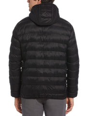 Mens Faux Down Puffer (Caviar) 