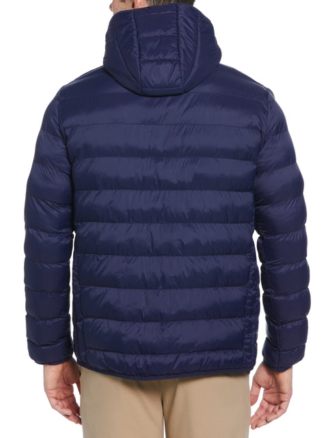 Mens Faux Down Puffer (Peacoat) 