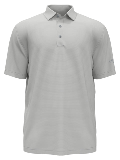 Fine Line Stripe Golf Polo (Quarry) 