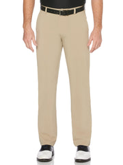 Men's Flat Front Active Flex Pant - Beige