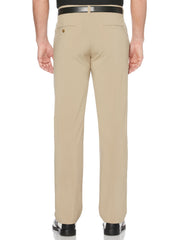 Men's Flat Front Active Flex Pant - Beige