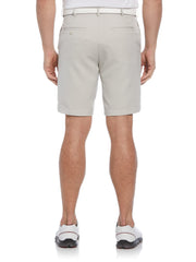 Expandable Flat Front Golf Short (Silver Cloud) 