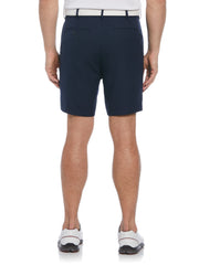 Expandable Flat Front Golf Short (Black Iris) 