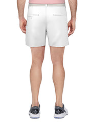 Flat Front Performance Golf Short (Bright White) 