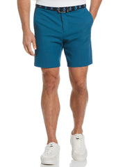 Men's Flat Front Solid Golf Shorts