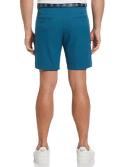 Men's Flat Front Solid Golf Shorts