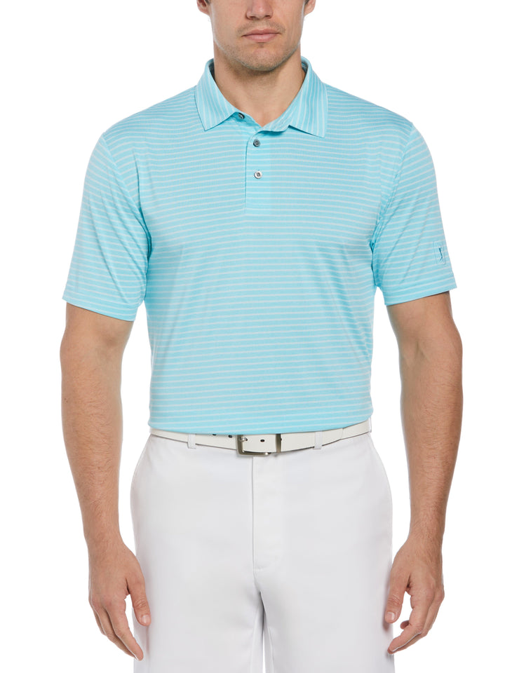 PGA Tour XL AirFlux™ Blue Heather popular Golf Short Sleeve Polo