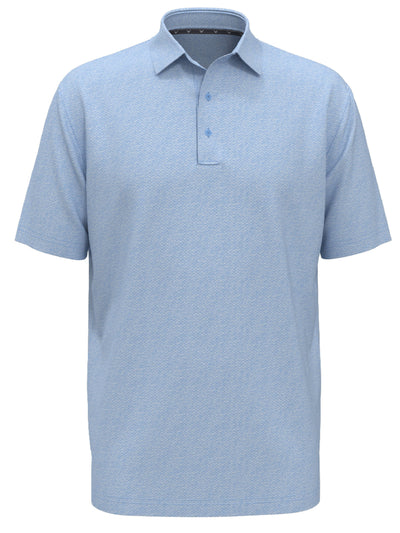 Men's Heather Geo Print Golf Polo