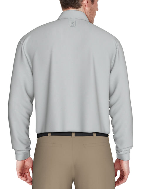 Jacquard Golf Polo (Quarry) 