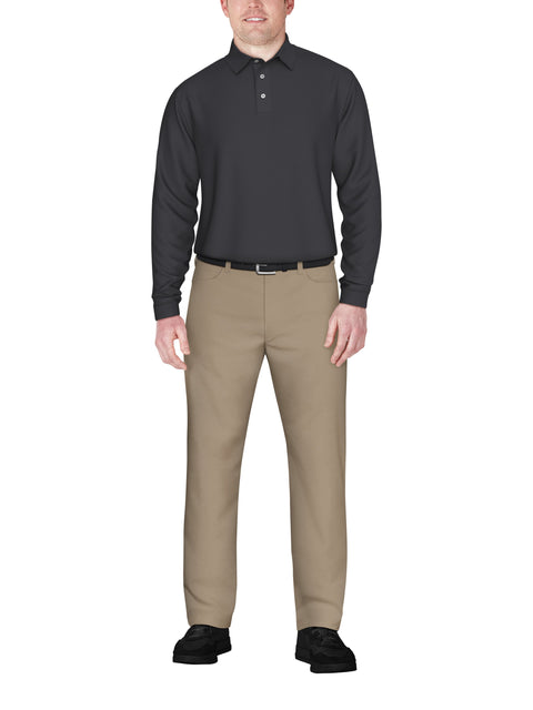 Jacquard Golf Polo (Caviar) 