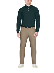 Jacquard Golf Polo (Dark Sea) 