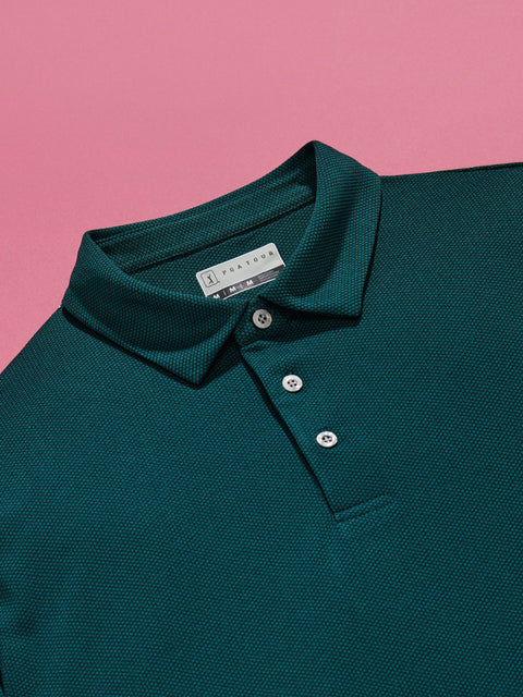 Men's Jacquard Golf Polo