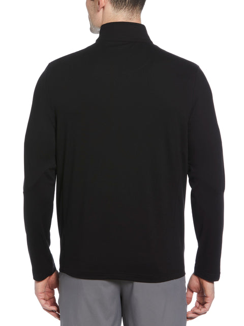 Lightweight 1/4 Zip Golf Pullover (Caviar) 