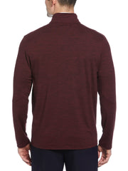 Lightweight 1/4 Zip Golf Pullover (Tawny Port Htr) 