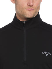 Lightweight 1/4 Zip Golf Pullover (Caviar) 