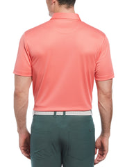 MicroTexture Golf Polo (Sun Kissed Coral) 