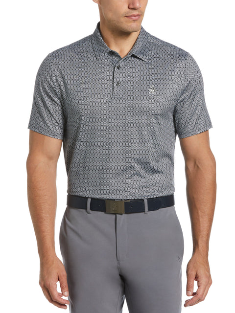 Original Floral Print Polo (Caviar) 