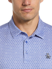 Original Floral Print Polo (Amparo Blue) 