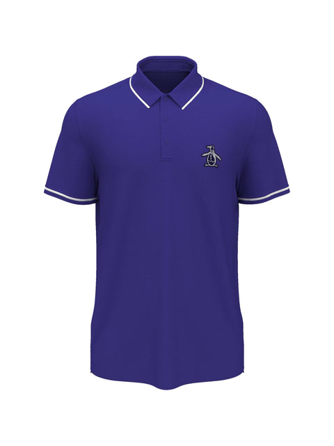 Men's Oversized Pete Tipped Short Sleeve Golf Polo Shirt