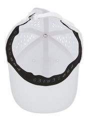 Perforated Oval Patch Golf Cap (Bright White) 