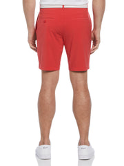 Flat Front Pete Perfomance 8" Golf Shorts (Poinsettia) 