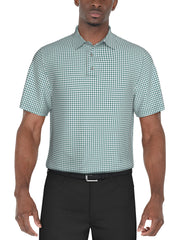 Regimental Geo Print Golf Polo (Storm) 