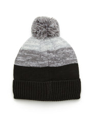 Rib Cuff Pom Golf Beanie (Caviar) 