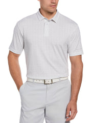 Men's Short Sleeve Medallion Print Polo