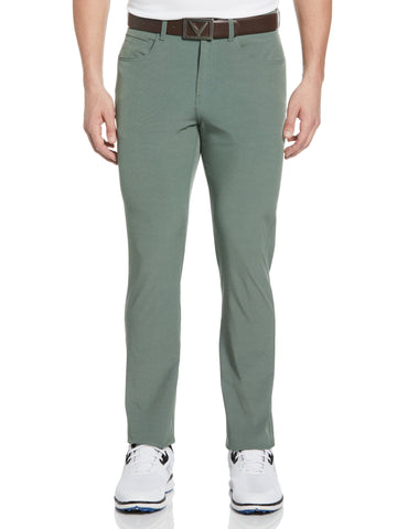 Callaway Apparel Men's Textured 5 Pocket Golf Pant