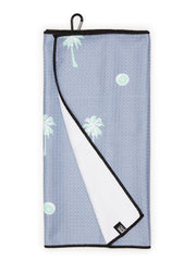 PGA TOUR PRINTED MICROFIBER WAFFLE TOWEL 3 (Tradewinds) 