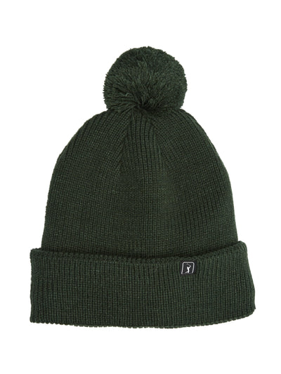 Pom Pom Beanie with Logo