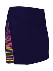 Women's 16" Energy Stripe Block Asymmetrical Golf Skort