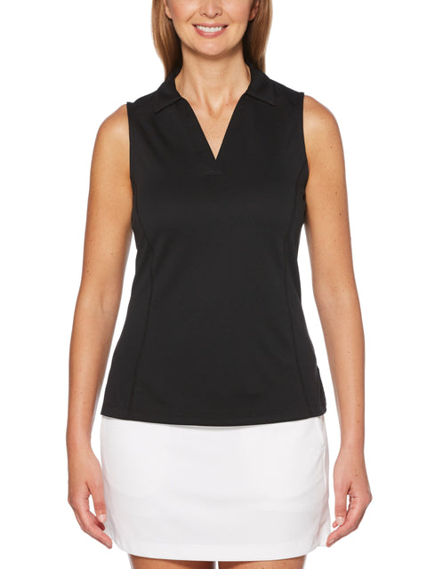 Women's AirFlux™ Solid Sleeveless Golf Polo