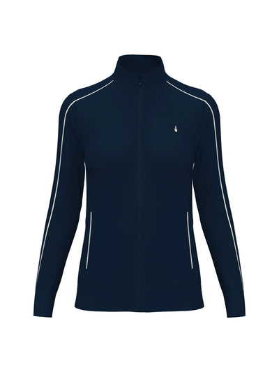 Women's Full Zip Jacket with Piping