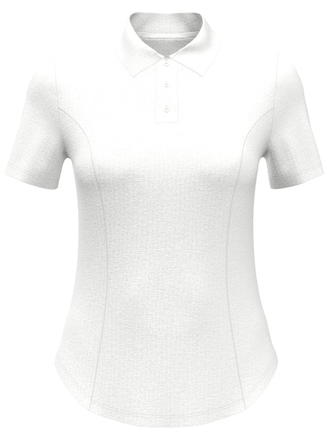 Heather Golf Polo (Brilliant White) 