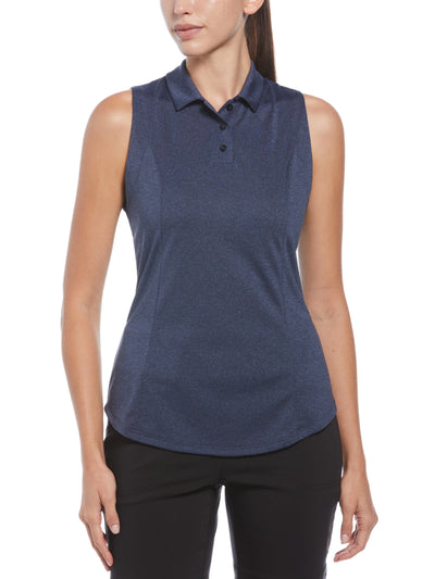 Heather Golf Polo (True Navy Htr) 